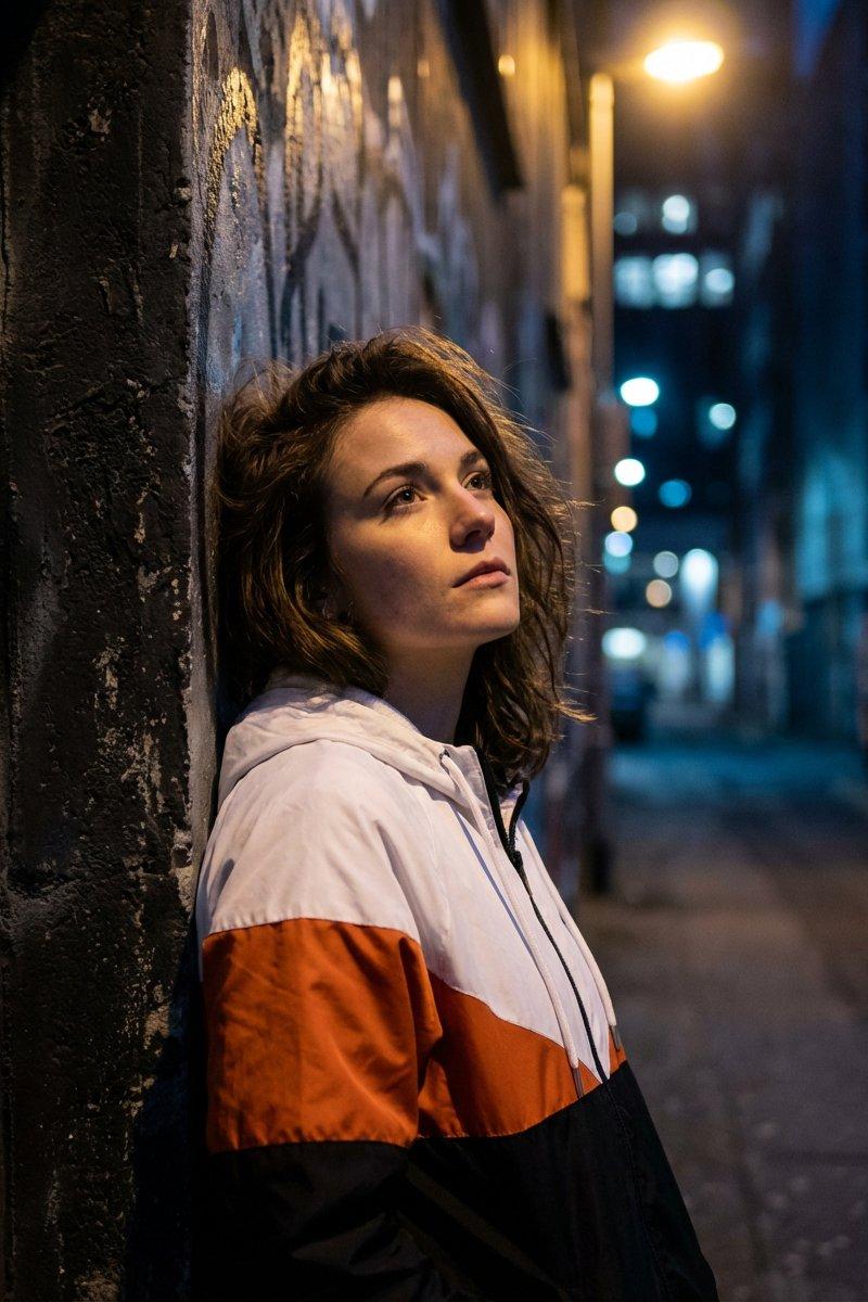 Color-block jacket portrait: GPT Image 2 prompt