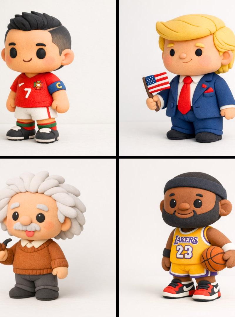 Polymer clay character figurine: GPT Image 2 prompt