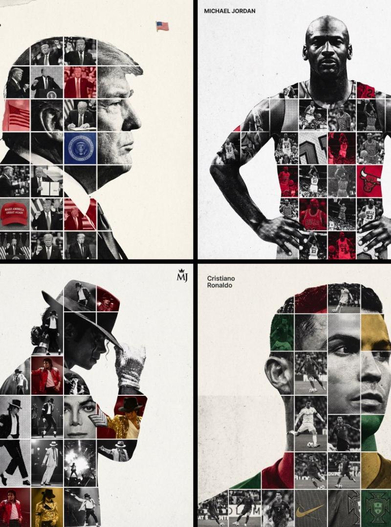 Athlete photo-mosaic poster: GPT Image 2 prompt