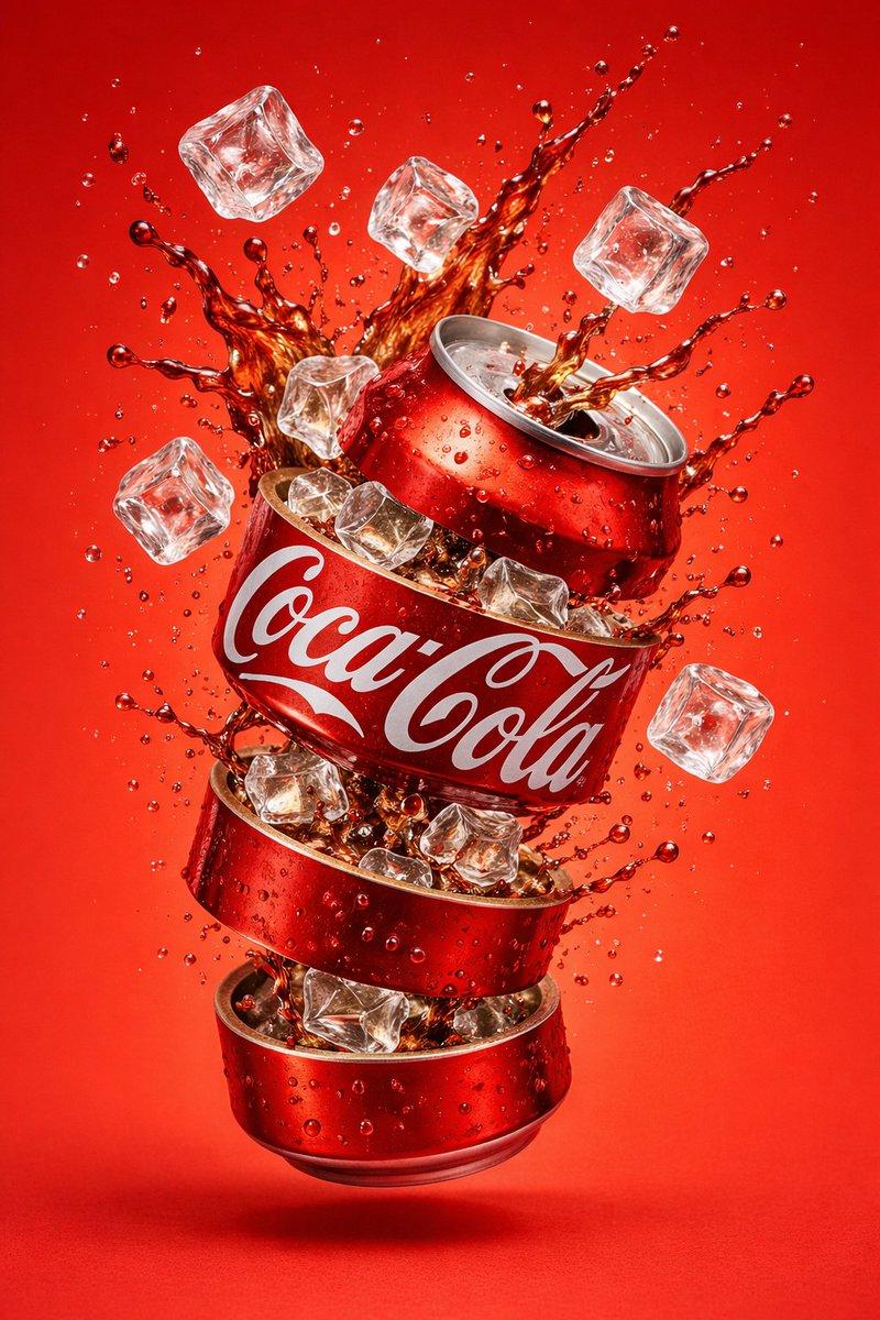 Floating beverage can hero shot: GPT Image 2 prompt