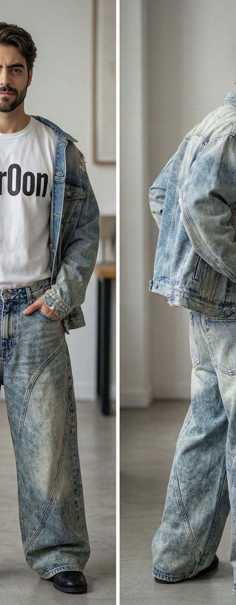 Y2K oversized denim streetwear: GPT Image 2 prompt