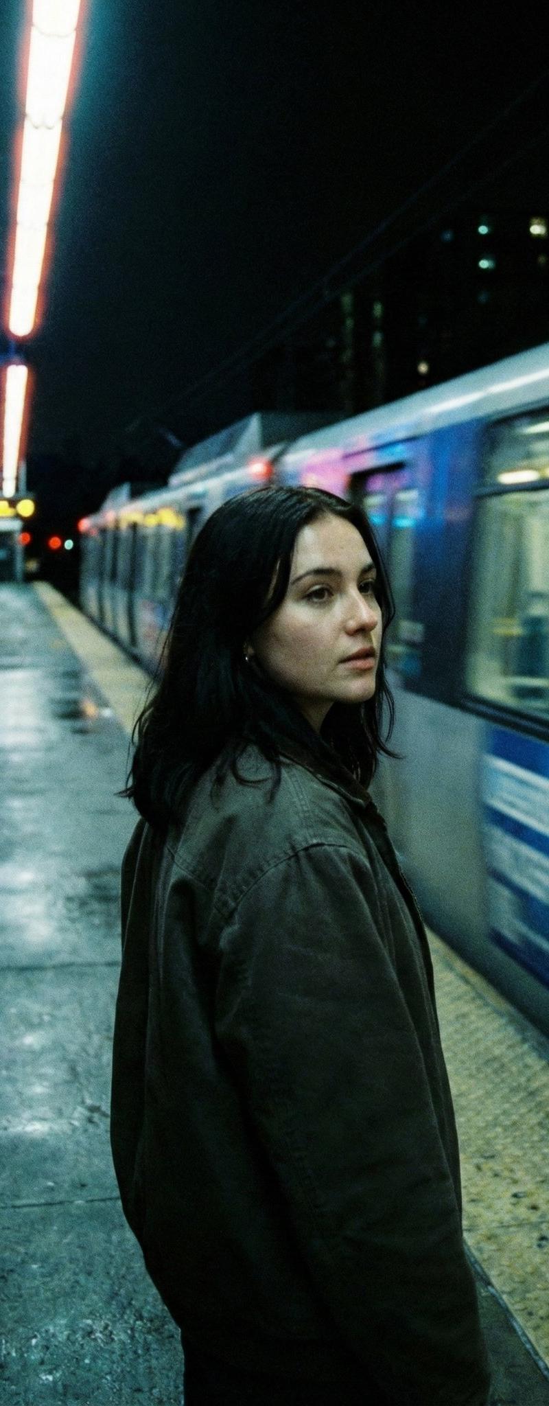 Metro platform train portrait: GPT Image 2 prompt