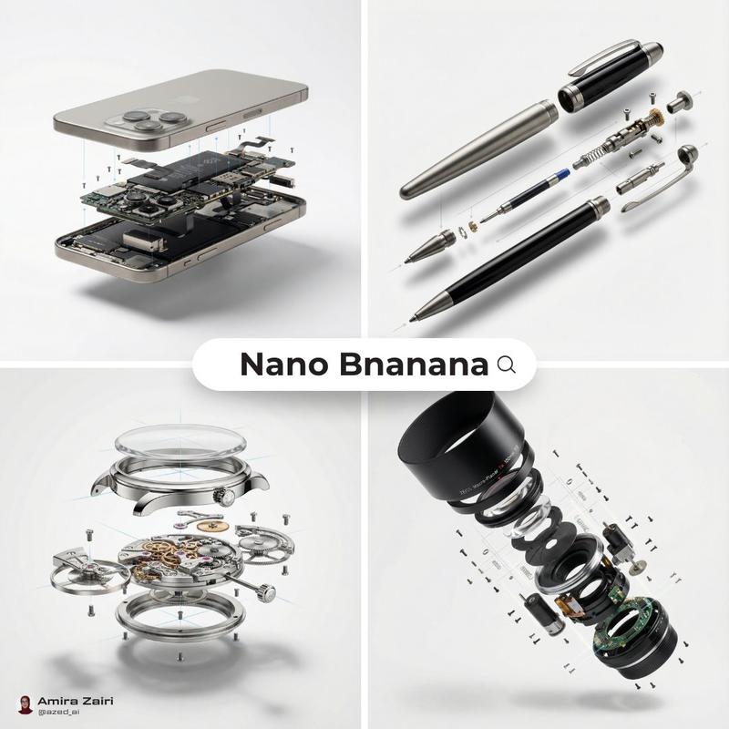 Exploded view product with mechanics: GPT Image 2 prompt