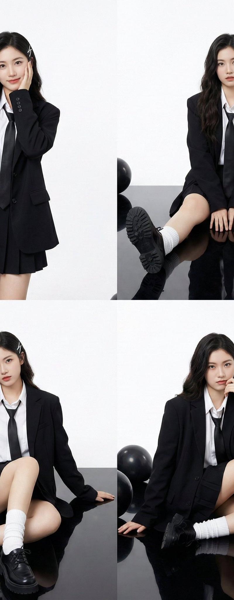 Asian schoolgirl streetwear portrait: GPT Image 2 prompt