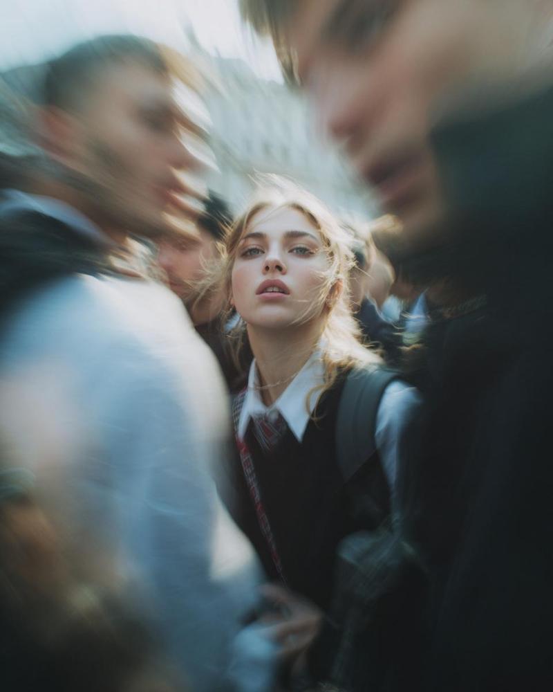 Paris Fashion Week paparazzi flash: GPT Image 2 prompt