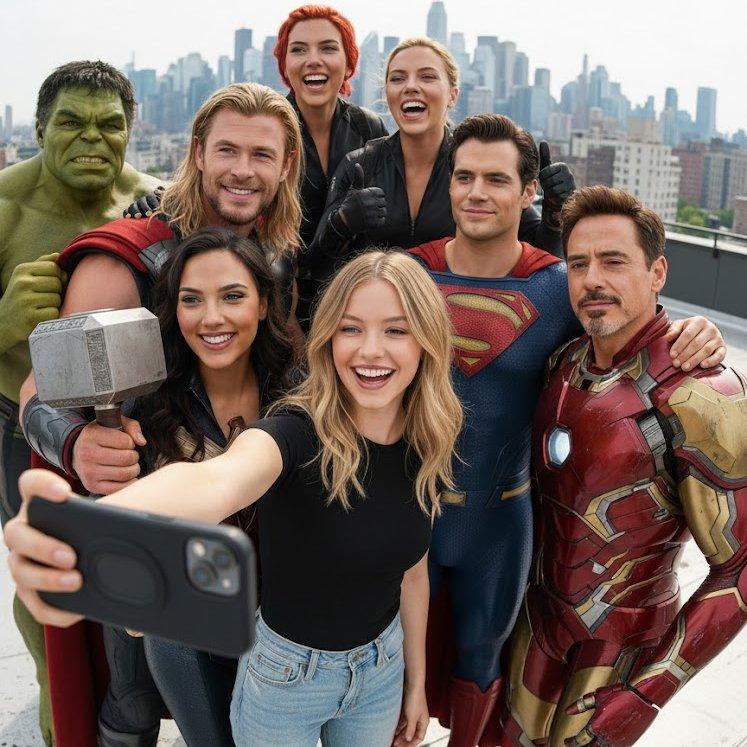 Avengers superhero group selfie: GPT Image 2 prompt