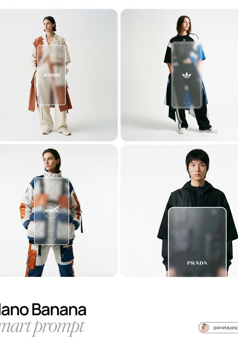 Avant-garde lookbook UI overlay: GPT Image 2 prompt