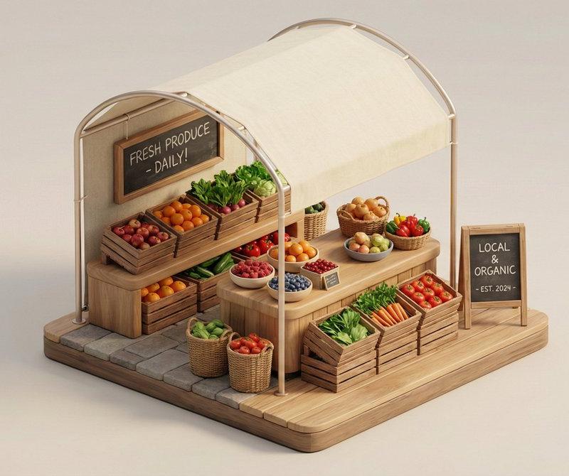 Isometric urban retail diorama: GPT Image 2 prompt