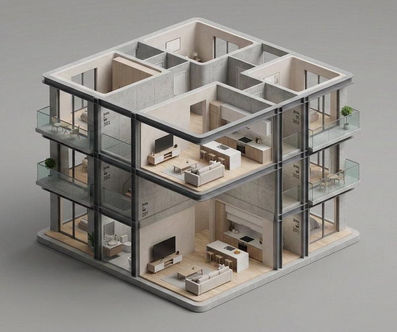 Cutaway architecture isometric diorama: GPT Image 2 prompt