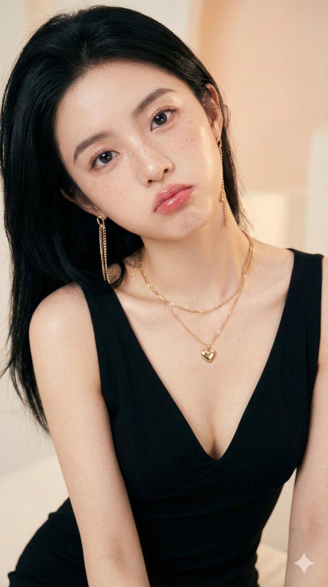 Sajiao puppy-eyes celebrity portrait: GPT Image 2 prompt
