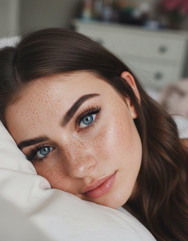 Freckled bedroom close-up: GPT Image 2 prompt