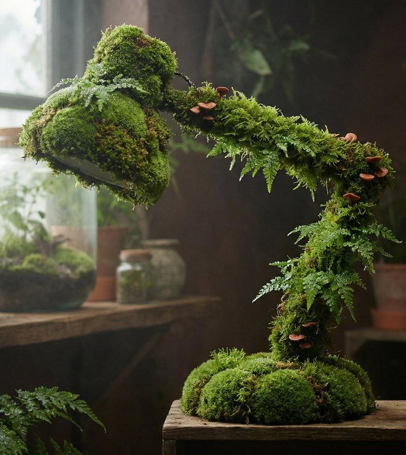 Living-moss product render: GPT Image 2 prompt