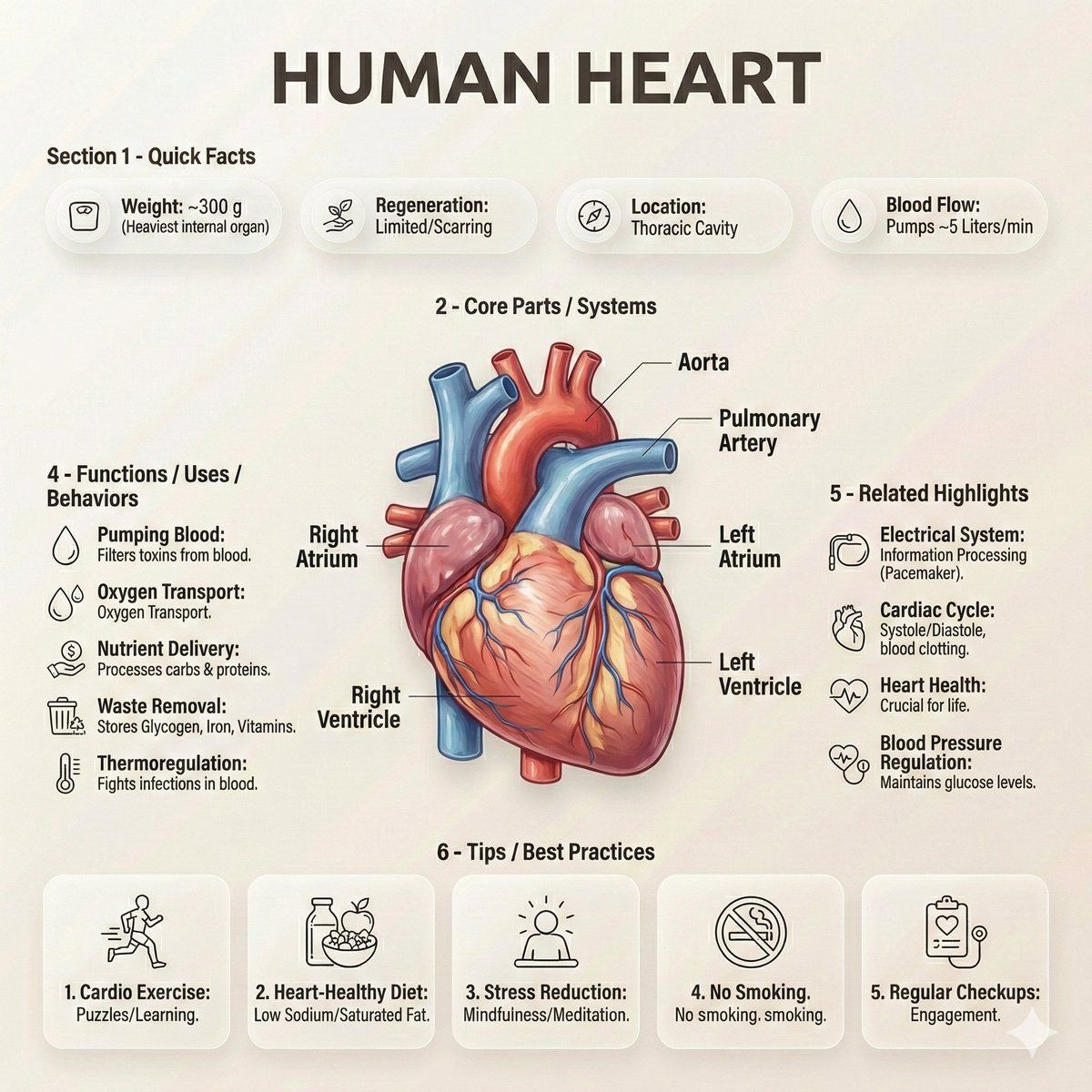 Liver anatomy editorial poster: GPT Image 2 prompt