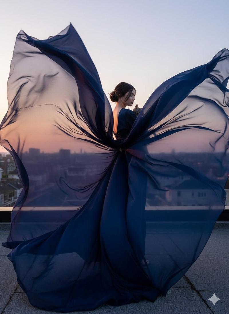 Wind-blown garment shot: GPT Image 2 prompt