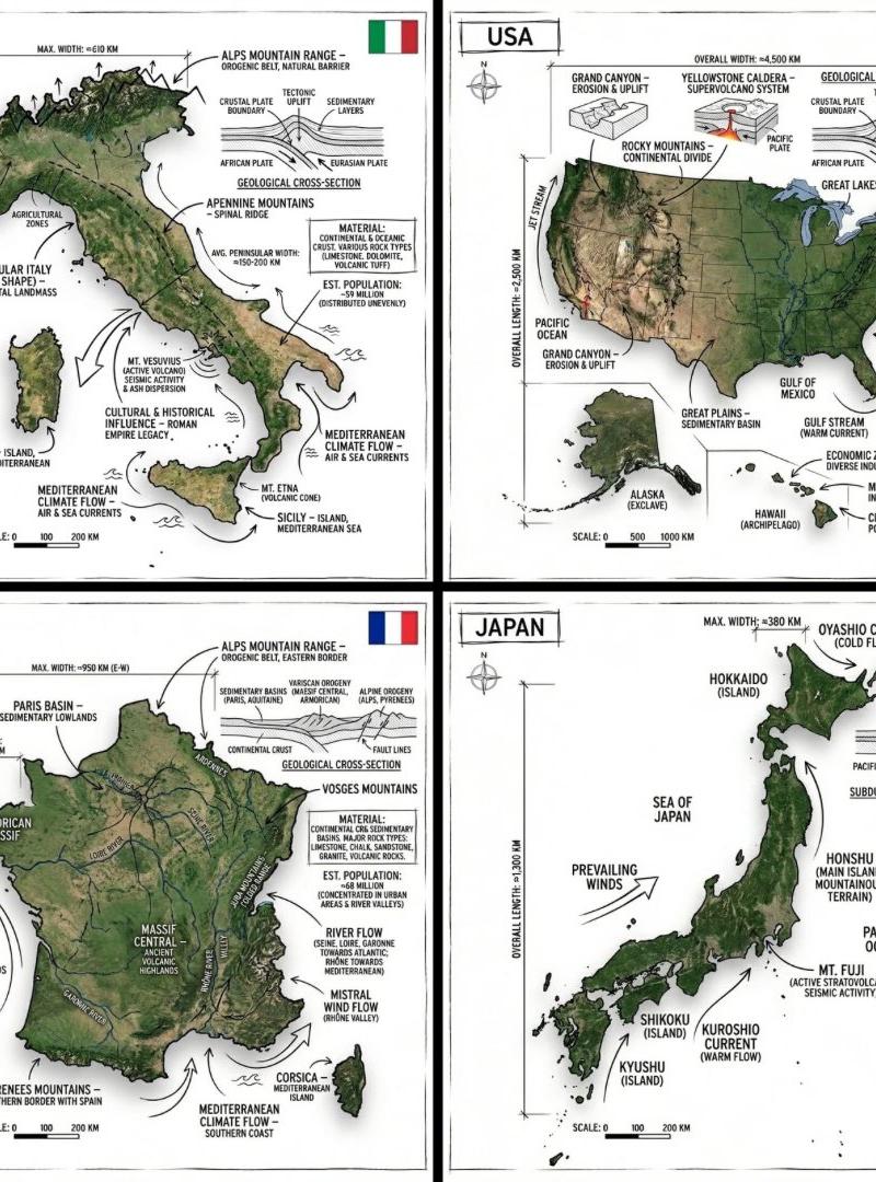 Country annotation poster: GPT Image 2 prompt