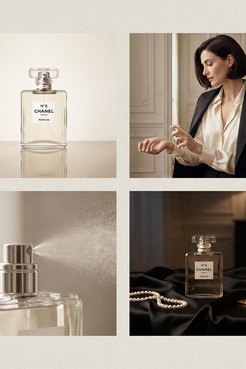 Chanel perfume 2x2 ads: GPT Image 2 prompt