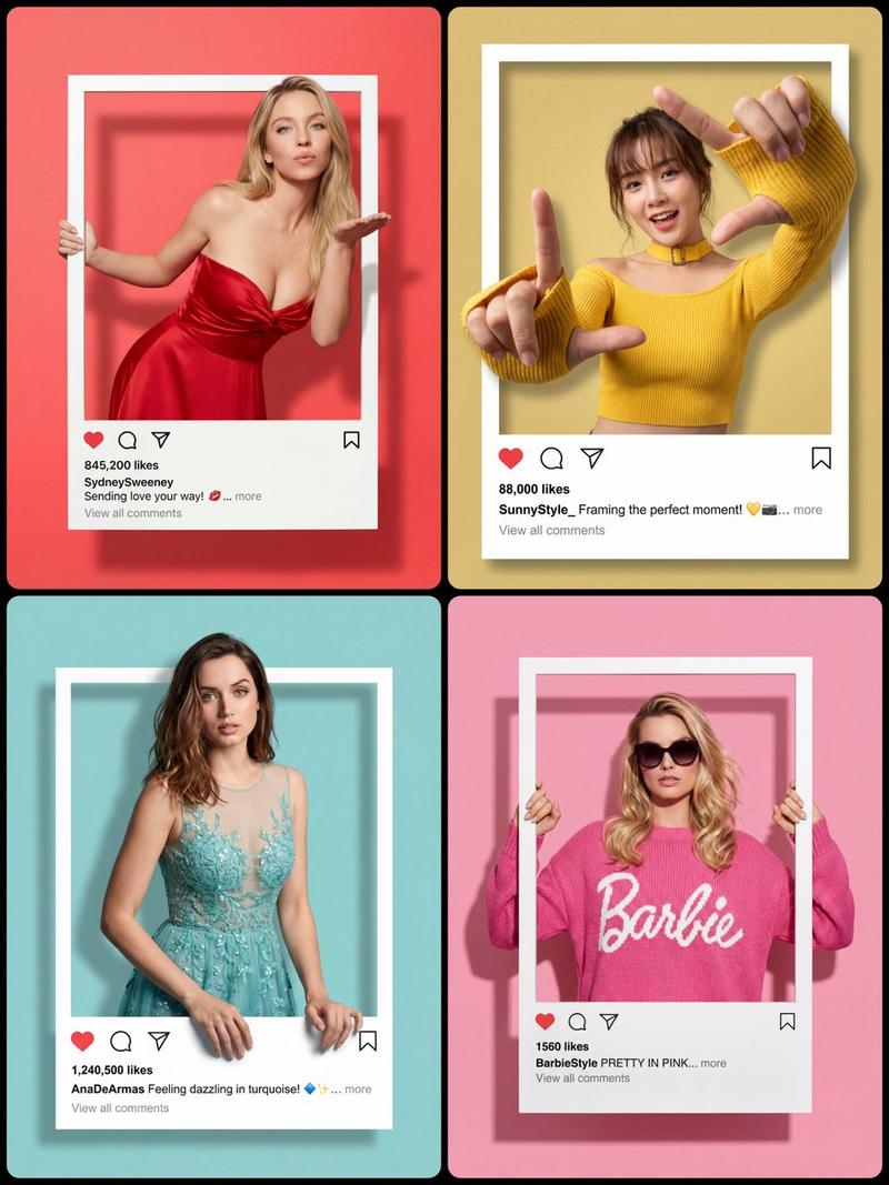 Instagram frame pop-out: GPT Image 2 prompt