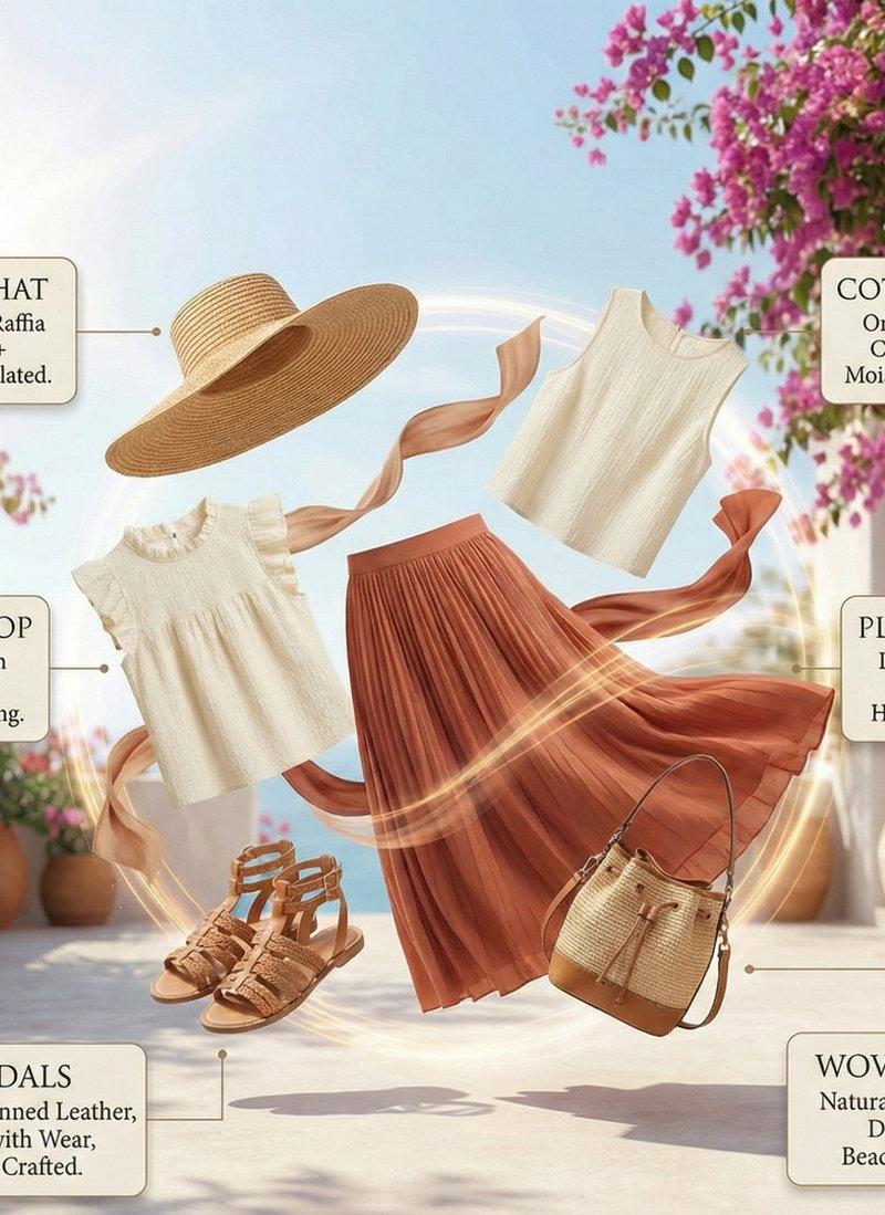 Summer outfit infographic: GPT Image 2 prompt
