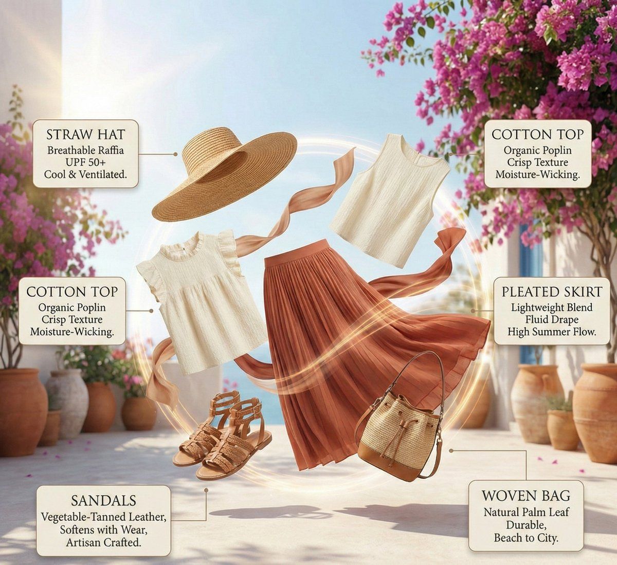 Summer outfit infographic: GPT Image 2 prompt