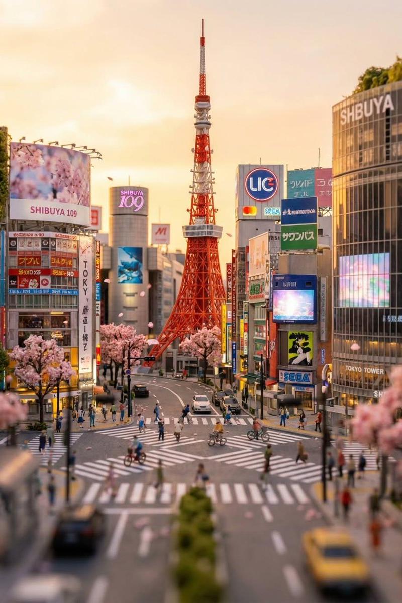 Tilt-shift Tokyo diorama: GPT Image 2 prompt