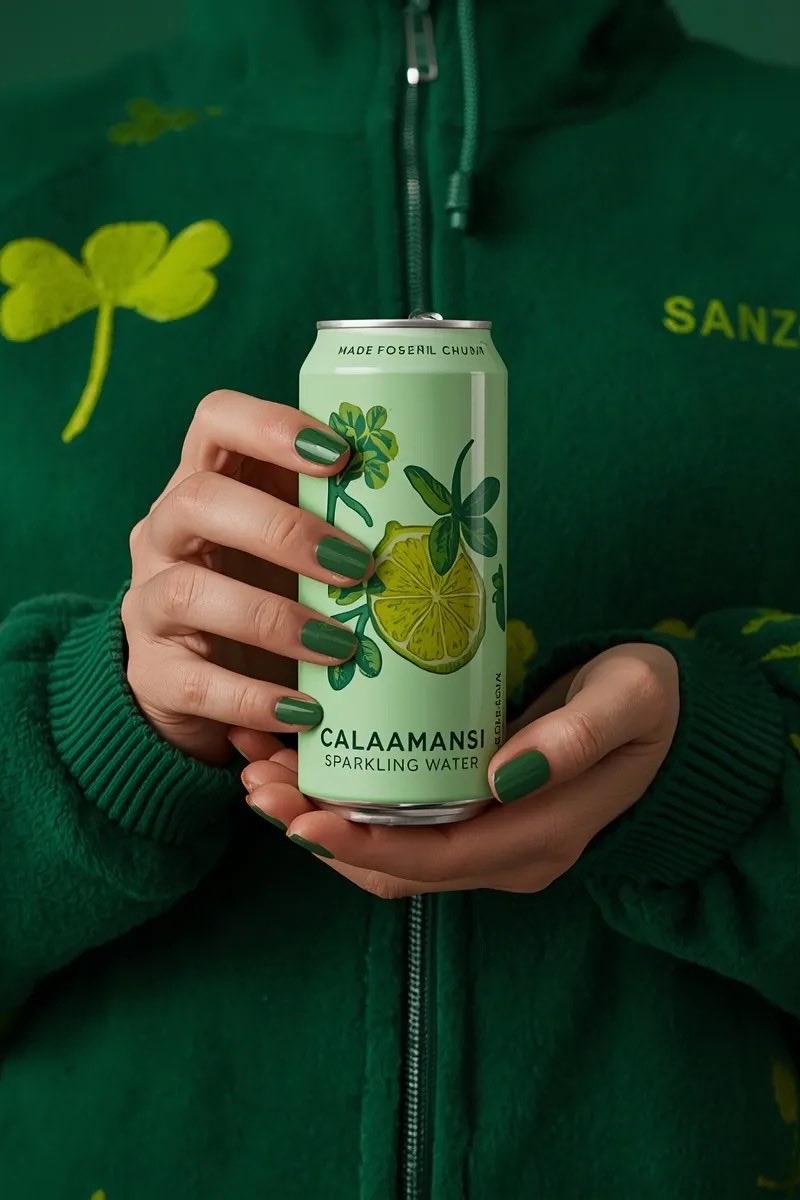 Sanzo Calamansi green can shot: GPT Image 2 prompt