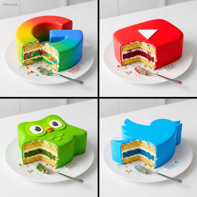 Logo-shaped cake bite: GPT Image 2 prompt