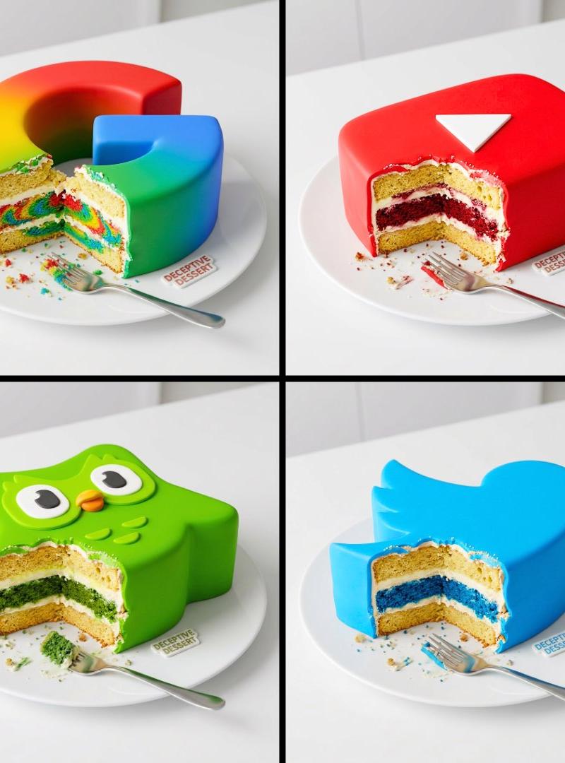 Logo-shaped cake bite: GPT Image 2 prompt