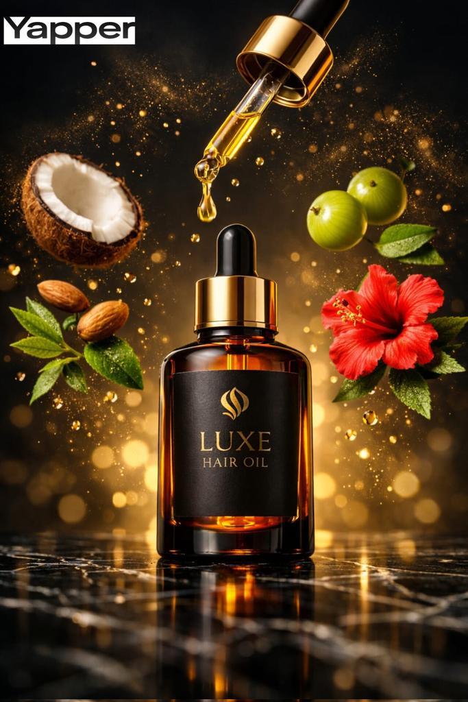 Amber hair oil cinematic: GPT Image 2 prompt