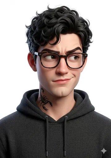 Curly hoodie smirk Pixar: GPT Image 2 prompt