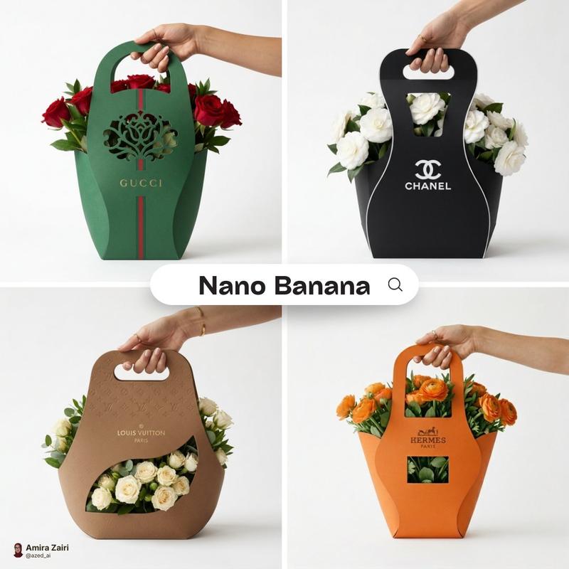 Eco flower packaging sleeve: GPT Image 2 prompt