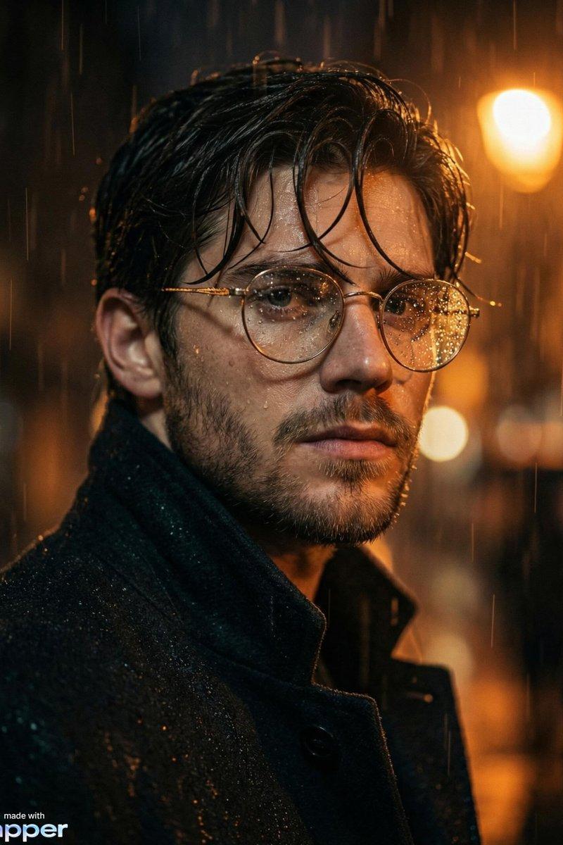 Rainy night noir glasses: GPT Image 2 prompt