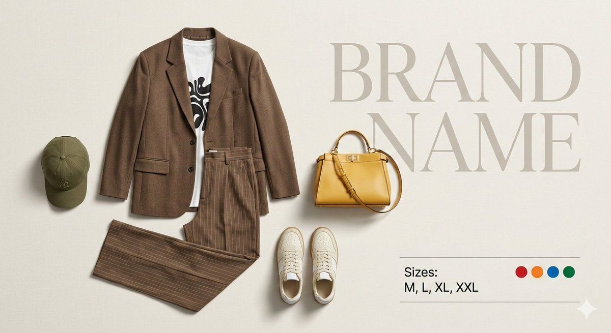 Beige flat lay outfit: GPT Image 2 prompt