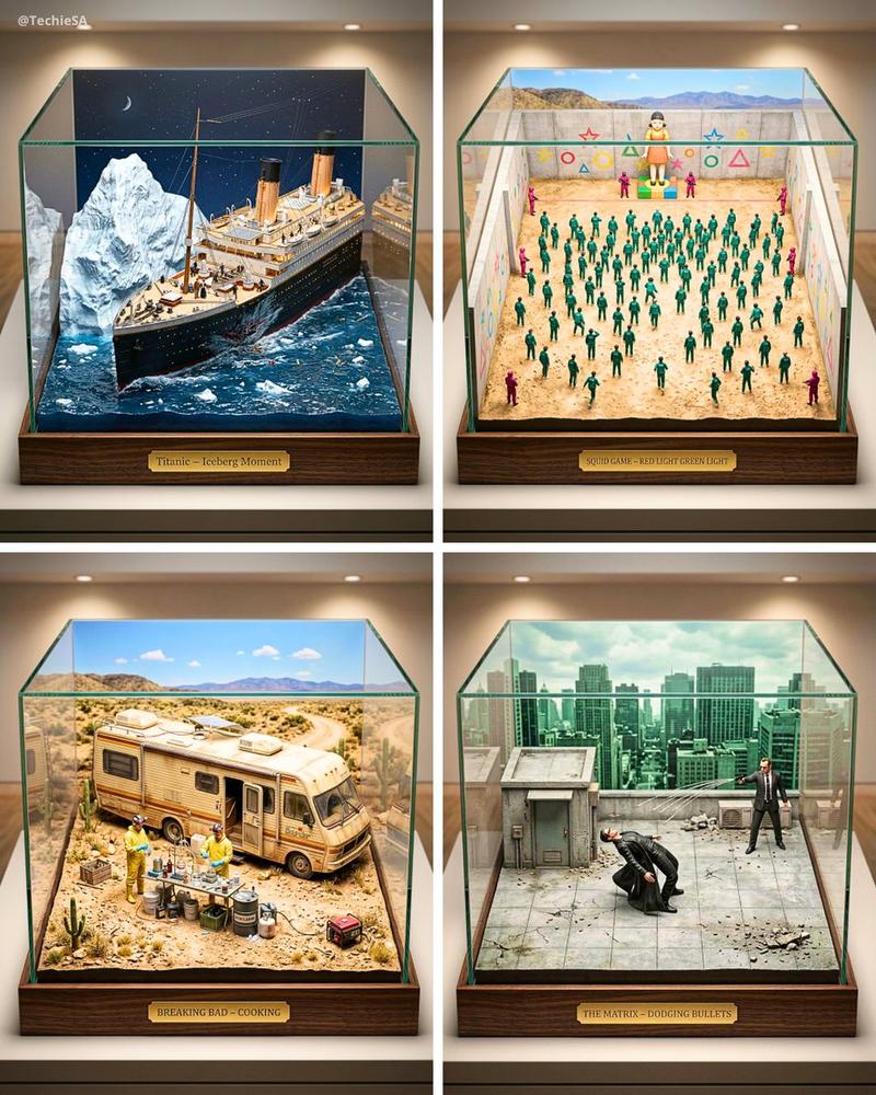 Movie iconic-scene diorama: GPT Image 2 prompt