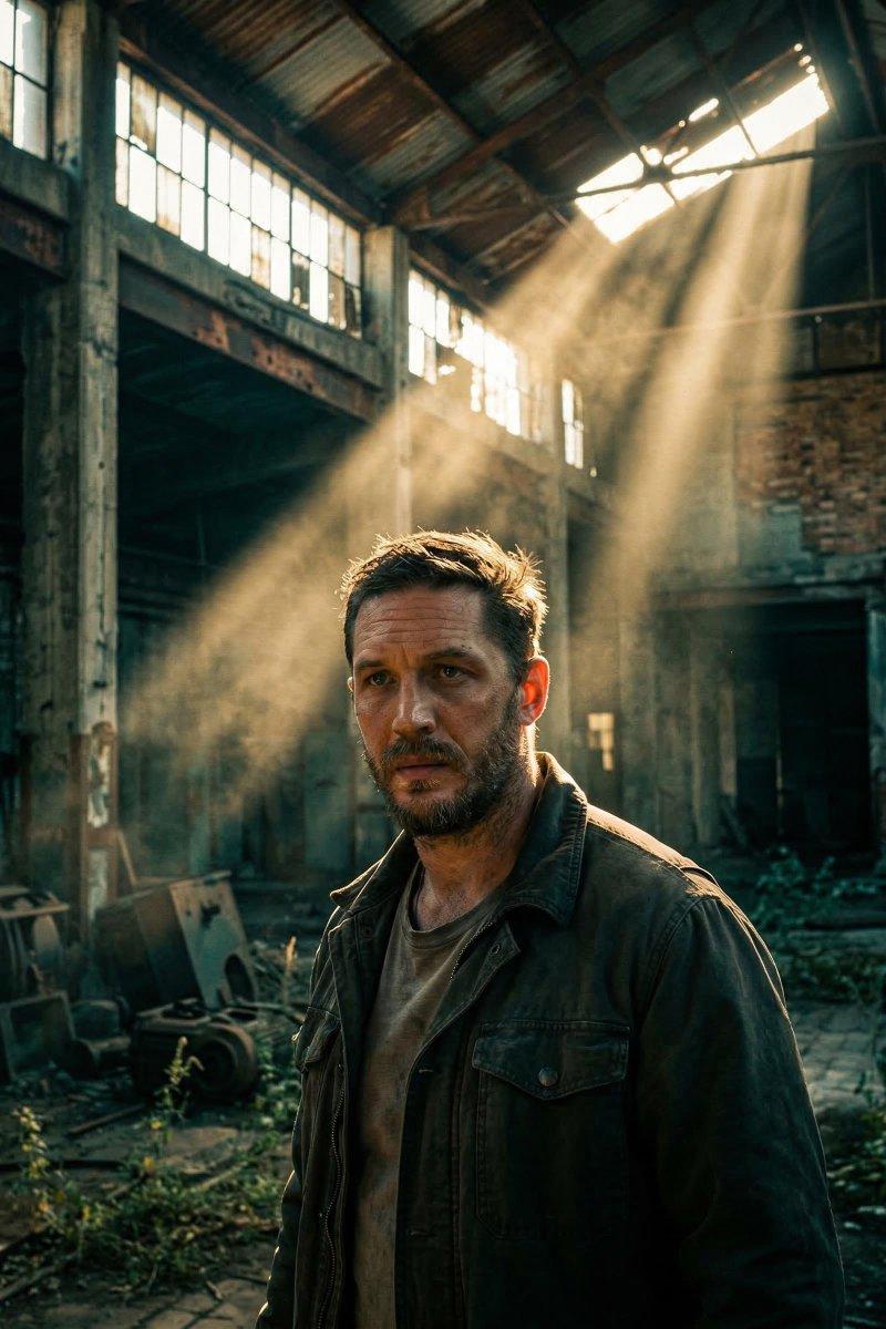 God rays warehouse portrait: GPT Image 2 prompt