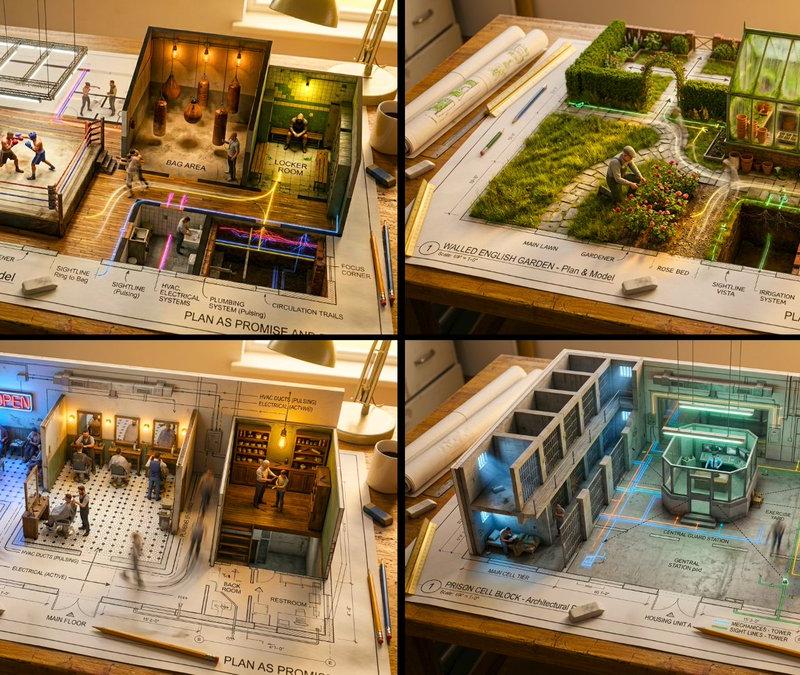 Floor plan mini rooms: GPT Image 2 prompt