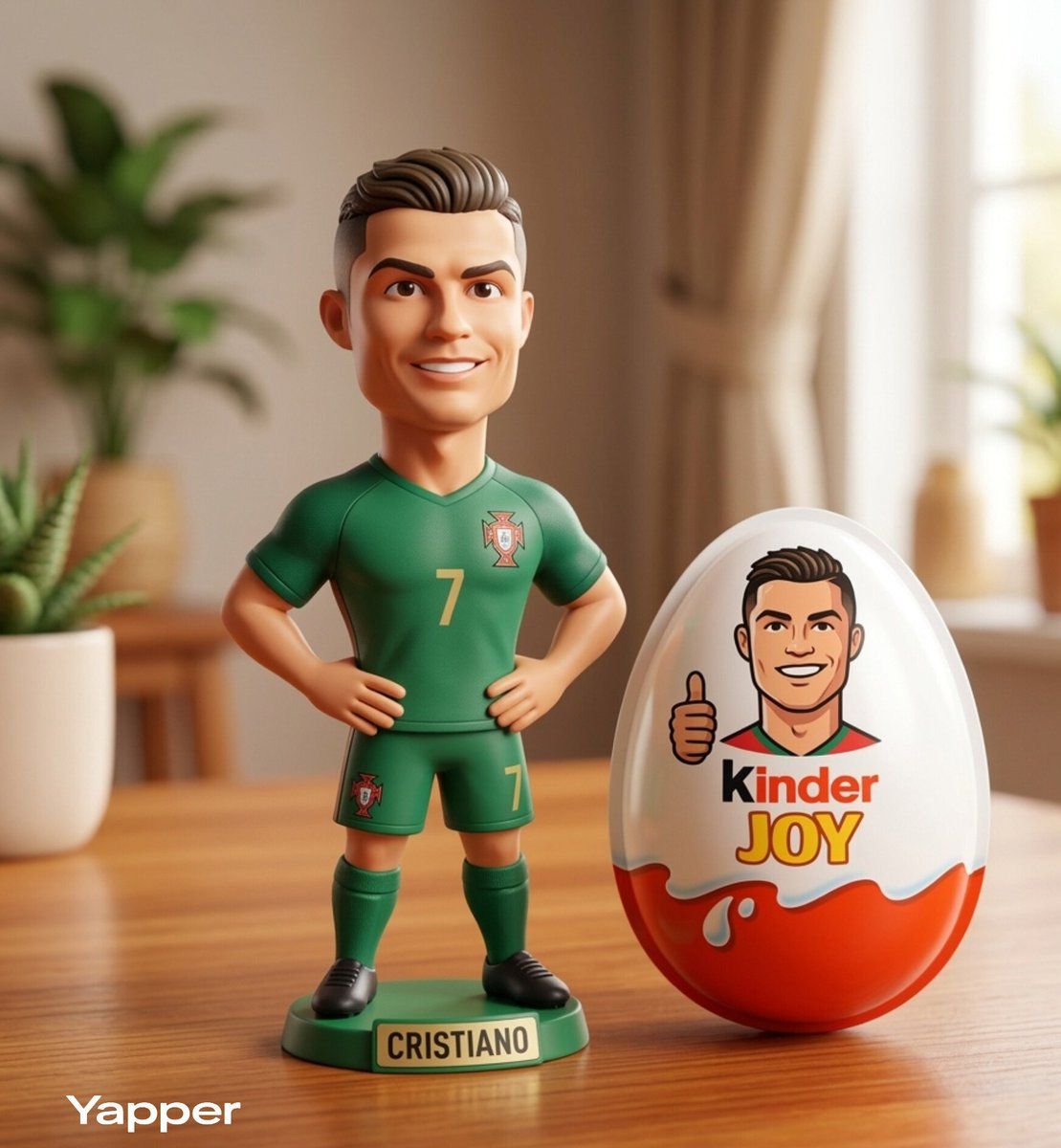 Ronaldo Kinder Joy figurine: GPT Image 2 prompt