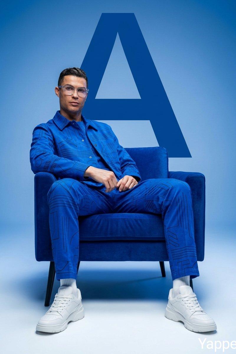 Cobalt blue letter A studio: GPT Image 2 prompt