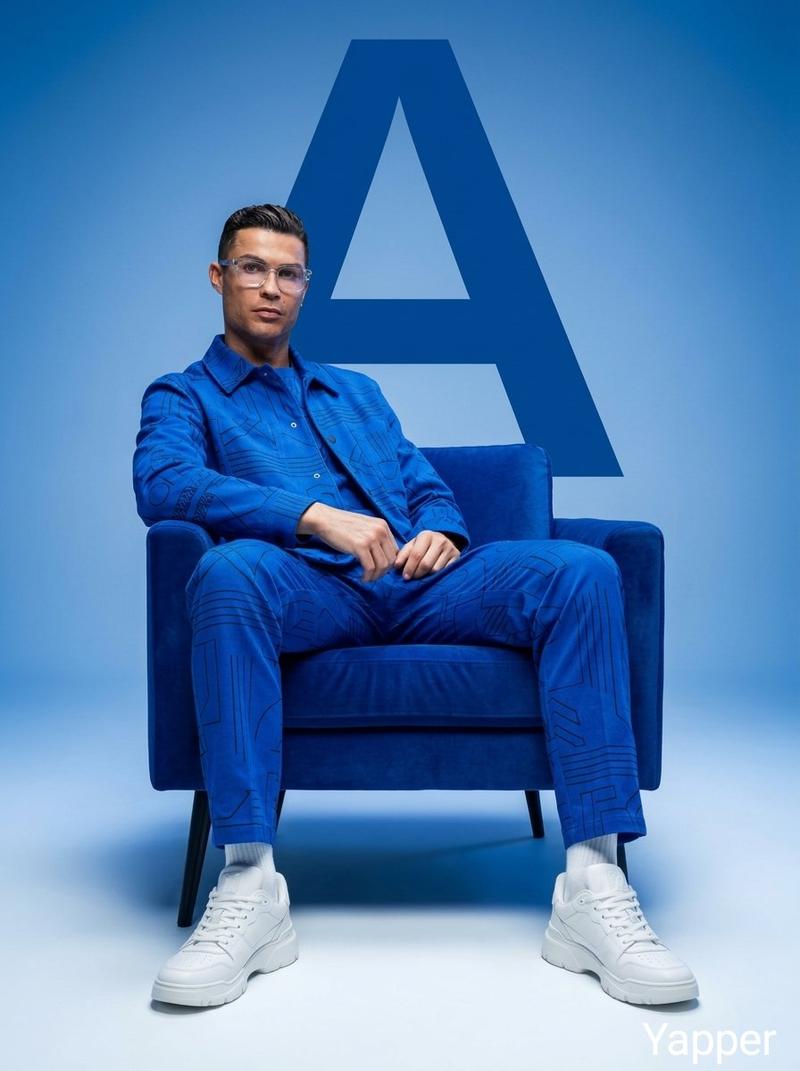 Cobalt blue letter A studio: GPT Image 2 prompt