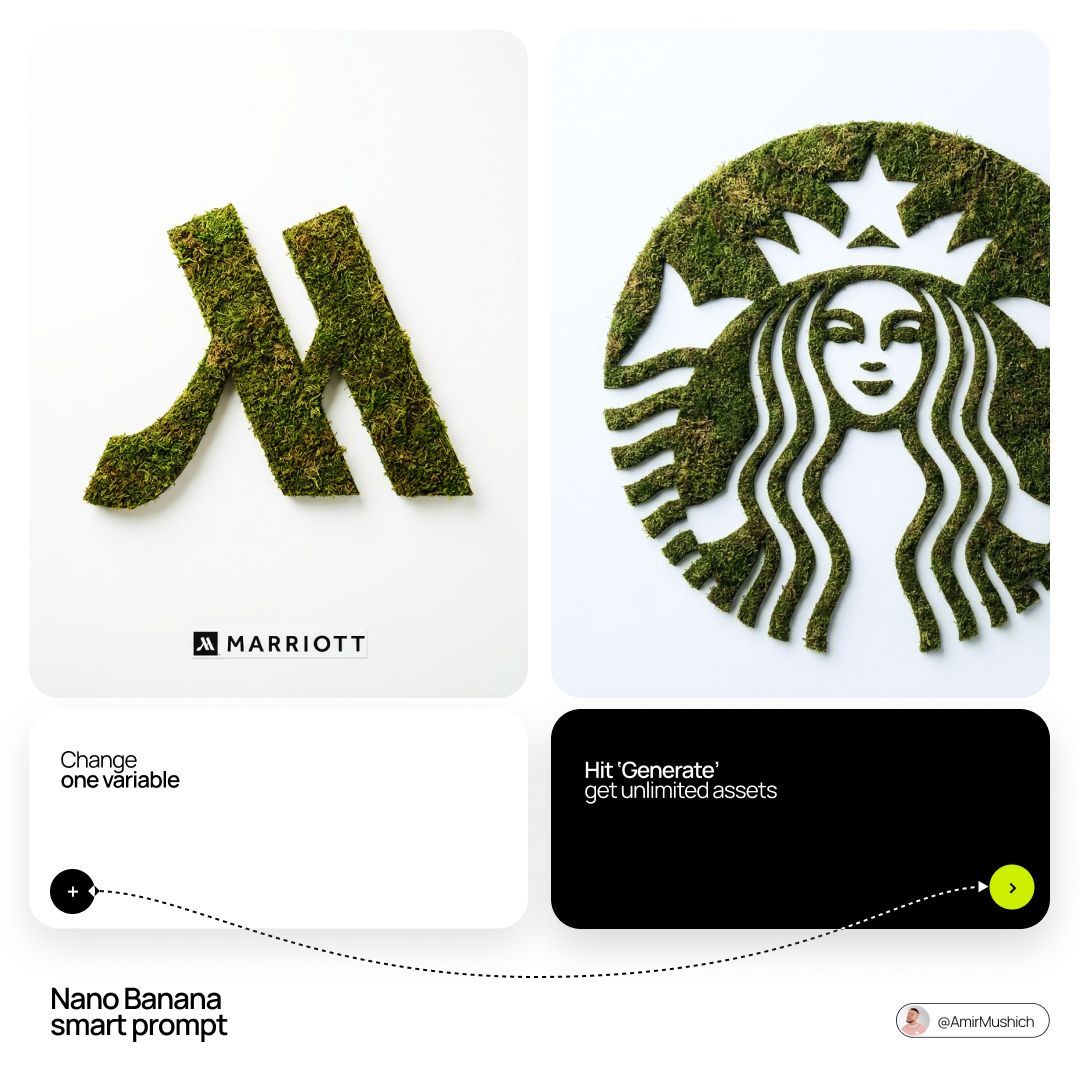 Moss-textured logo artifact: GPT Image 2 prompt