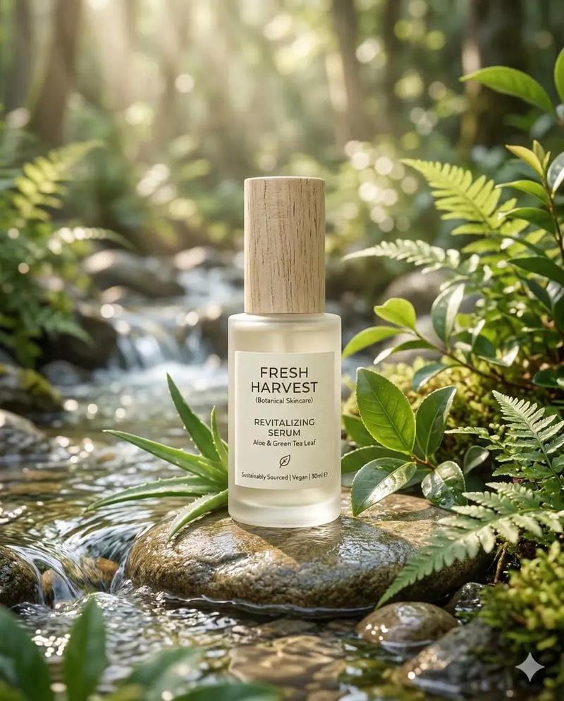 Eco frosted skincare bottle: GPT Image 2 prompt