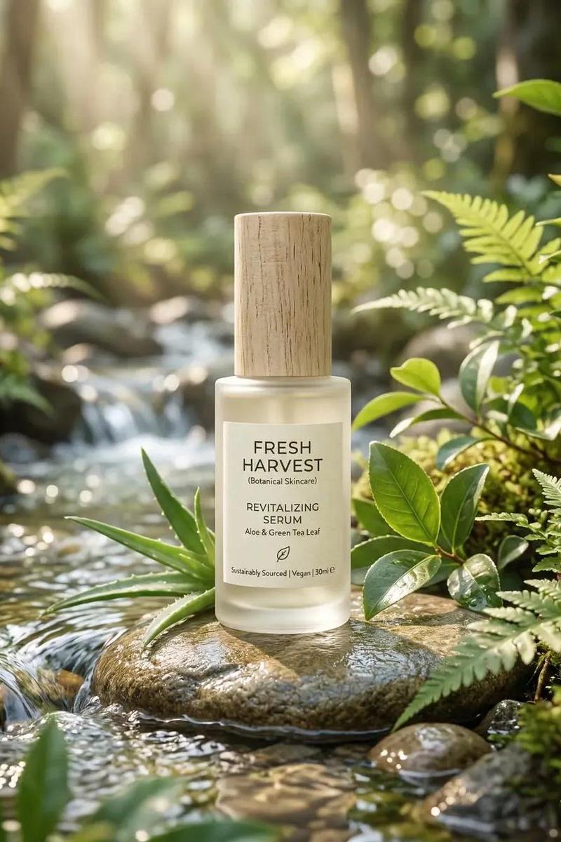 Eco frosted skincare bottle: GPT Image 2 prompt