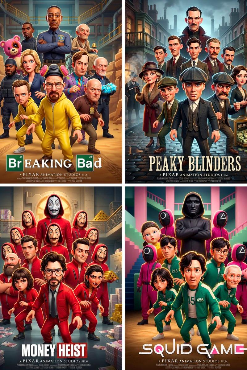 Pixar ensemble cast poster: GPT Image 2 prompt
