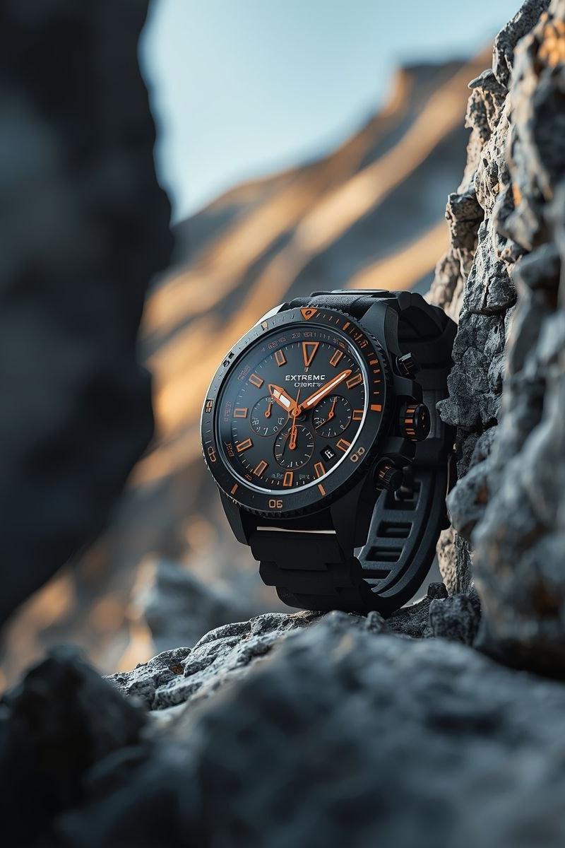 Matte chronograph rock macro: GPT Image 2 prompt
