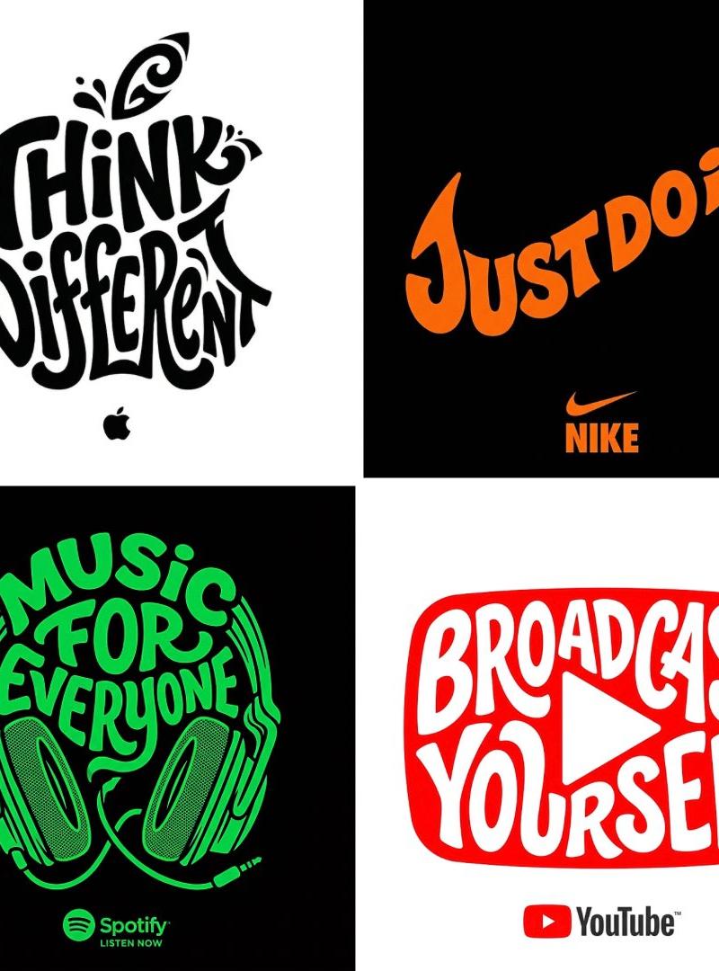 Slogan typography silhouette: GPT Image 2 prompt