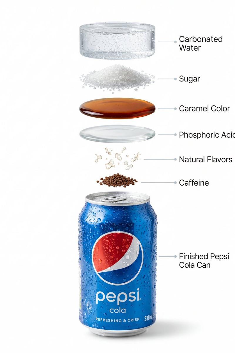 Chilled Pepsi can ad: GPT Image 2 prompt