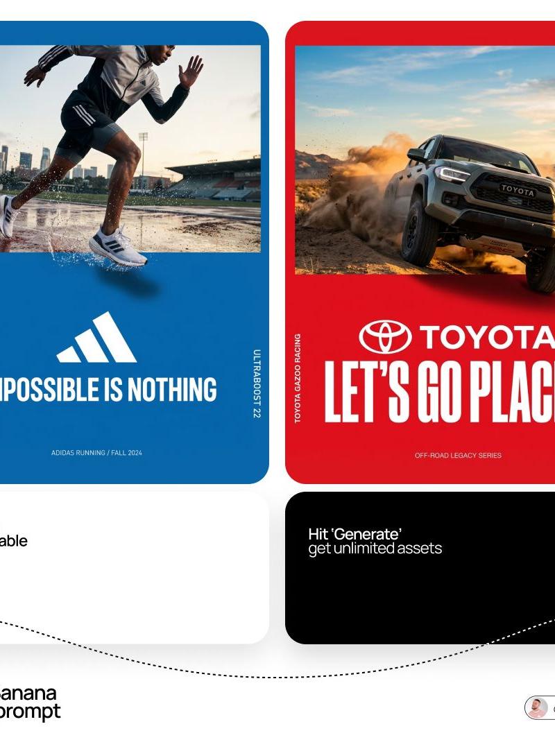 Action editorial brand poster: GPT Image 2 prompt