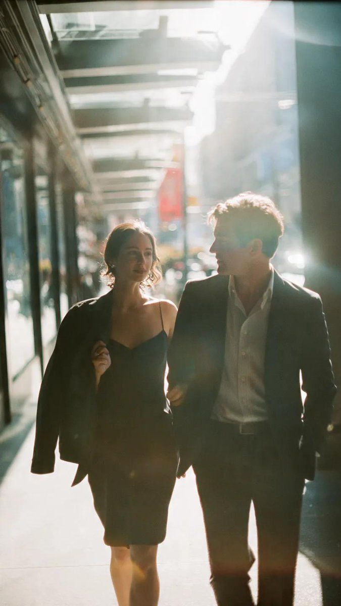 Couple urban walkway candid: GPT Image 2 prompt