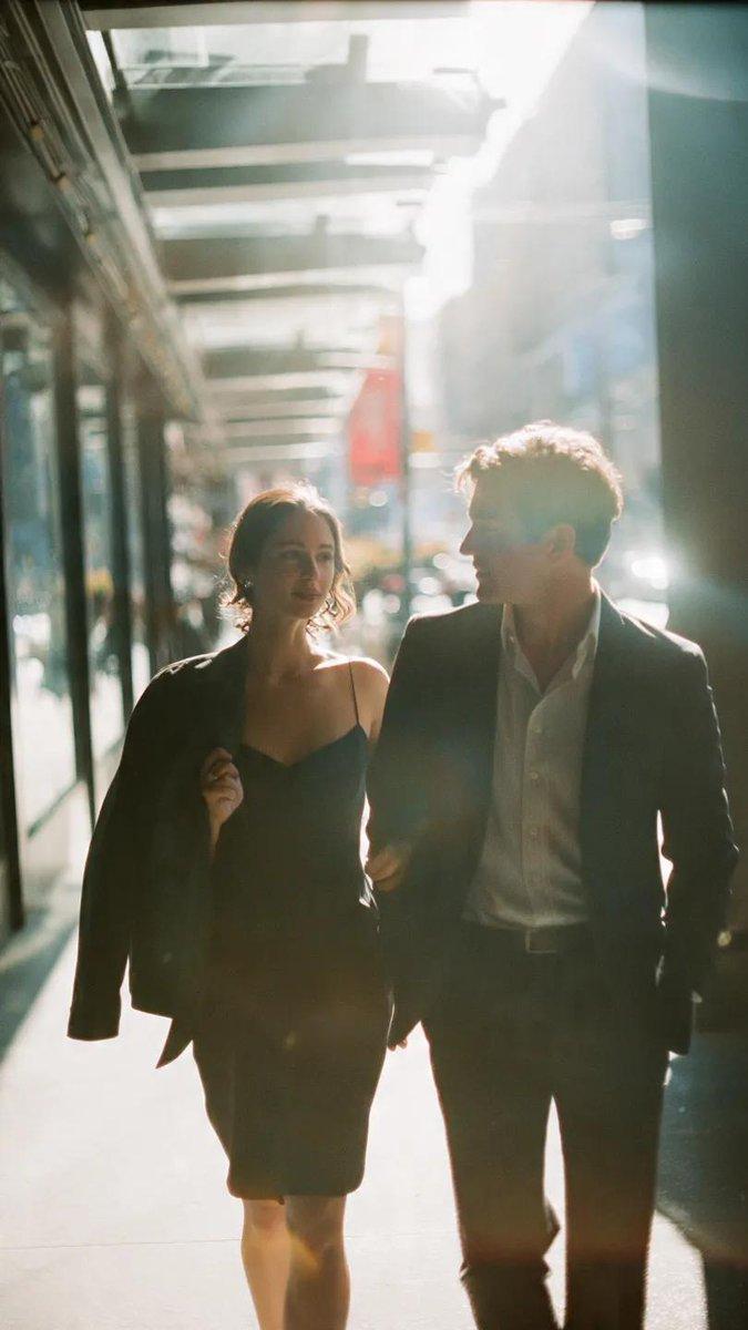 Couple urban walkway candid: GPT Image 2 prompt