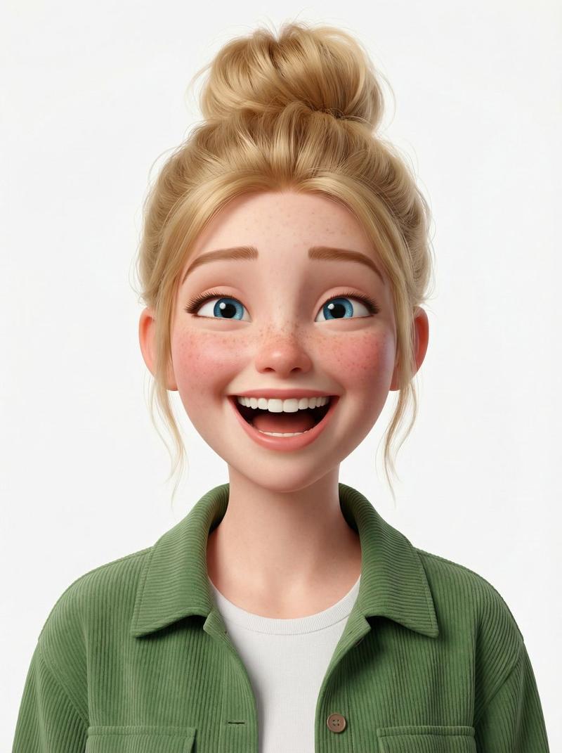 Edgy denim Pixar avatar: GPT Image 2 prompt