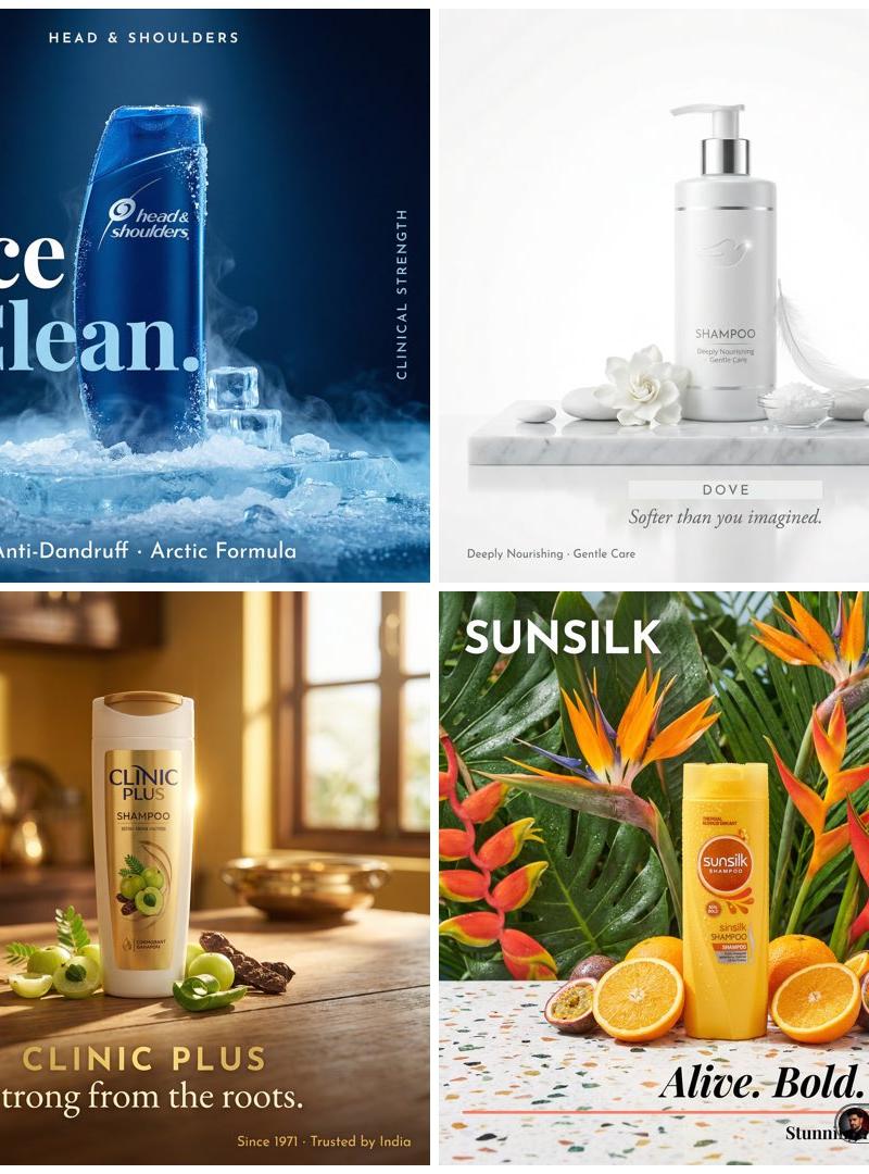 Square shampoo luxury campaign: GPT Image 2 prompt